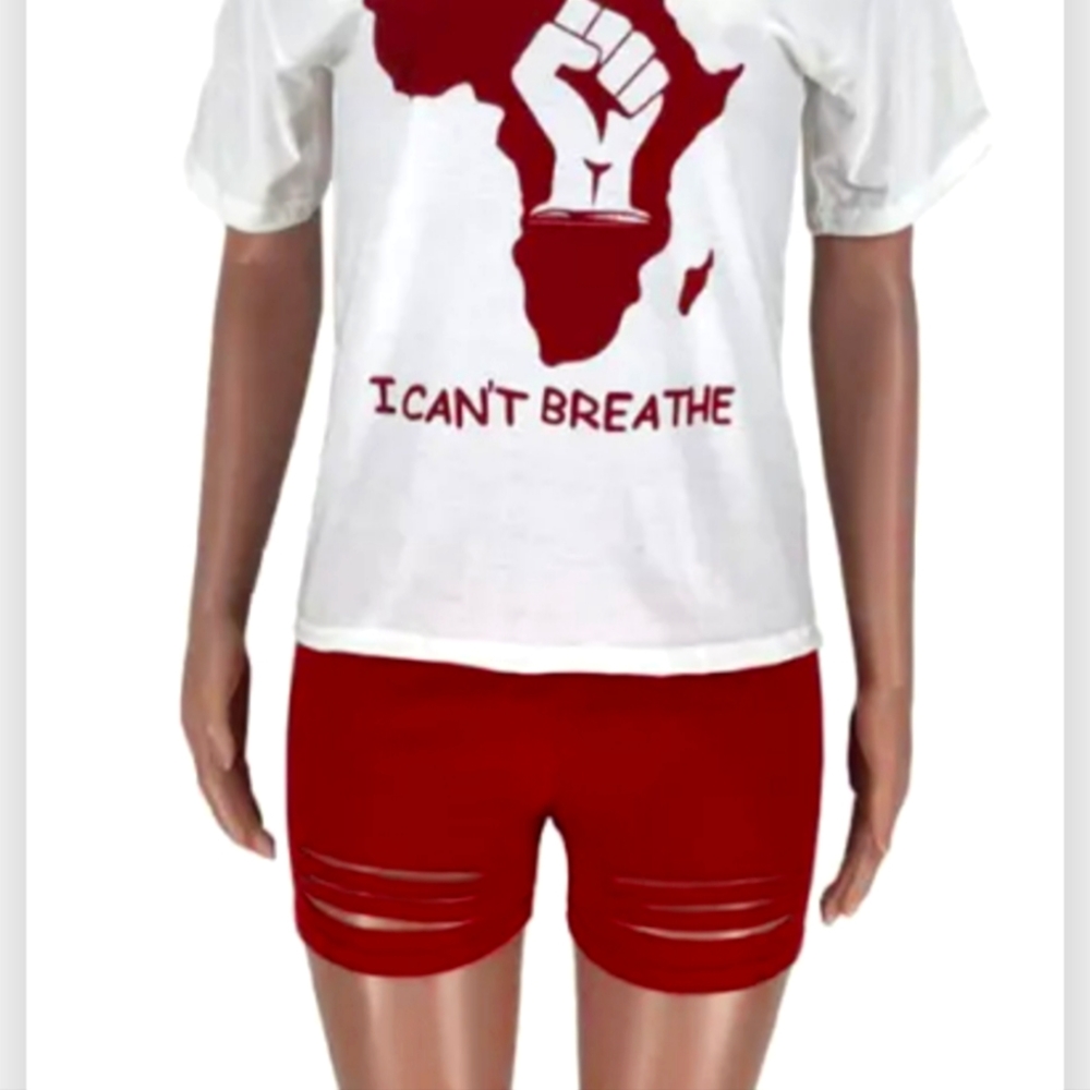 Women's plus size top and bottom